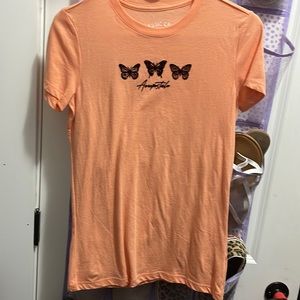 🚨BRAND NEW 🚨 Aeropostale shirts !!! ORANGE -size M.  BLUE-size L